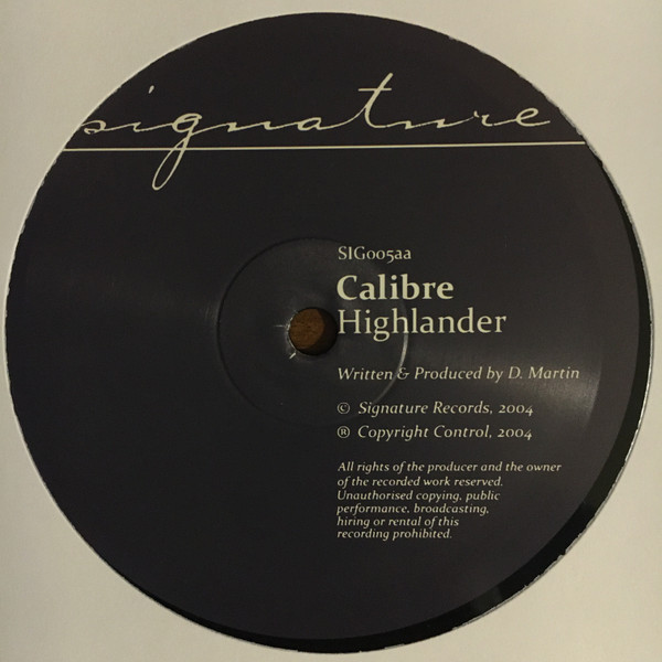 Calibre - Mr. Maverick / Highlander (12