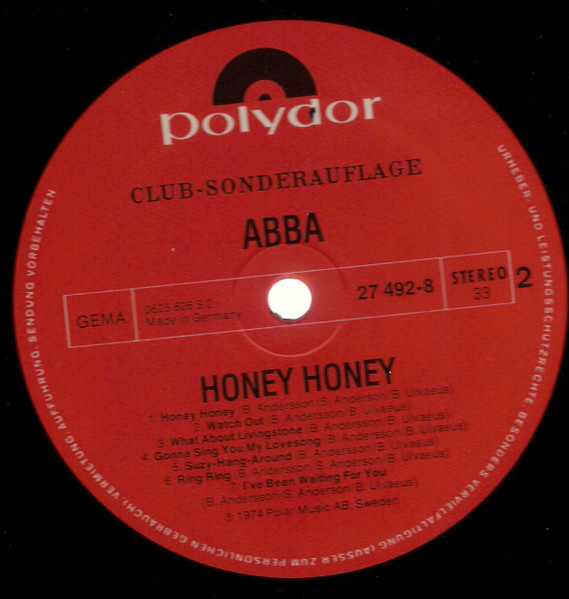 ABBA, Björn, Benny, Anna & Frida* - Honey Honey (LP, Comp, Club)