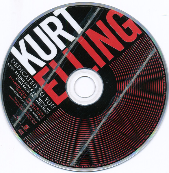 Kurt Elling - Dedicated To You (CD, Album)