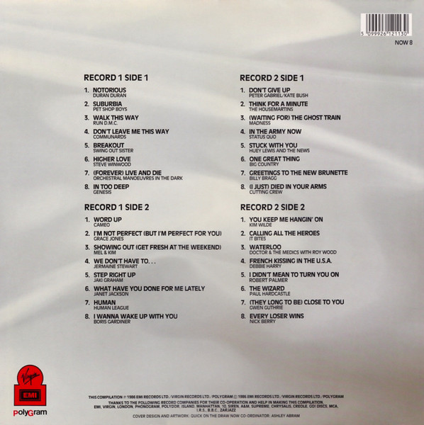 Various - Now That's What I Call Music 8 (2xLP, Album, Comp, EMI)