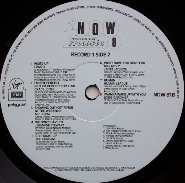 Various - Now That's What I Call Music 8 (2xLP, Album, Comp, EMI)