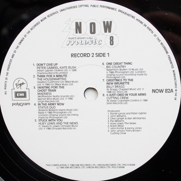 Various - Now That's What I Call Music 8 (2xLP, Album, Comp, EMI)