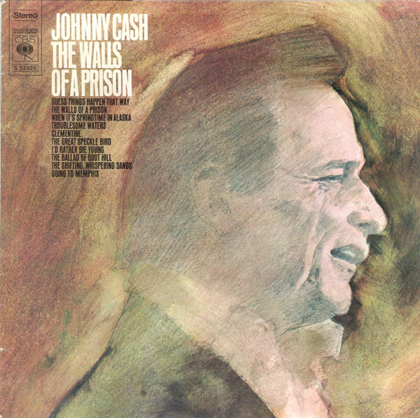 Johnny Cash - The Walls Of A Prison (LP, Comp, Gre)