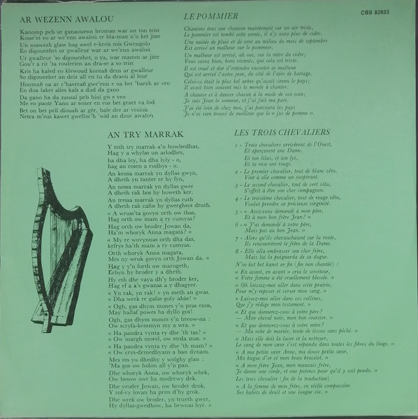 Alan Stivell - Renaissance De La Harpe Celtique (LP, Album, RE, Gat)