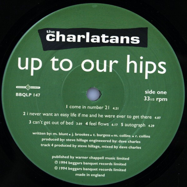 The Charlatans - Up To Our Hips (LP, Album)