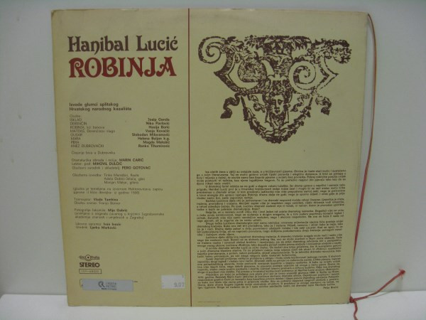Hanibal LuciÄ‡ - Robinja (LP, Album)