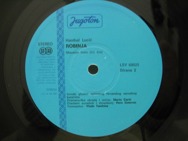 Hanibal LuciÄ‡ - Robinja (LP, Album)