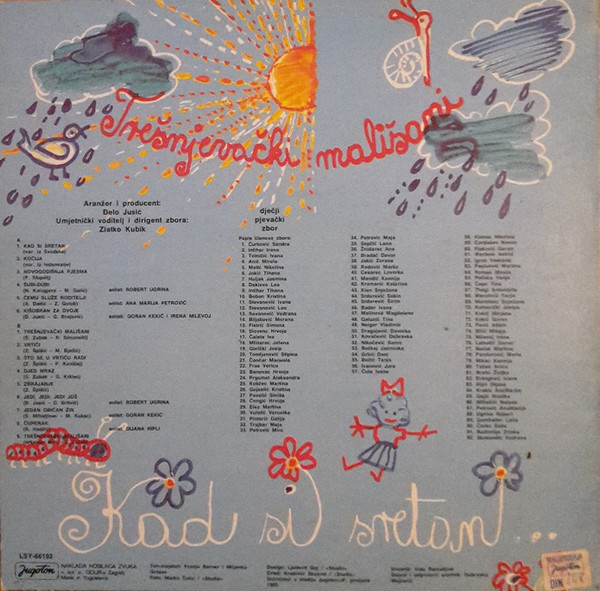 TreÅ¡njevaÄki MaliÅ¡ani Uz Zabavni Orkestar - Kad Si Sretan... (LP, Album)