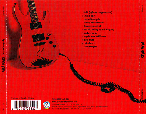 Papa Roach - Lovehatetragedy (CD, Album)