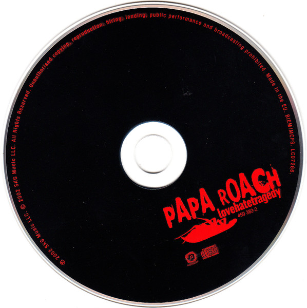 Papa Roach - Lovehatetragedy (CD, Album)