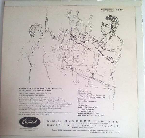 Peggy Lee - The Man I Love (LP, Album, Mono)