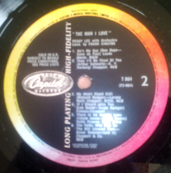 Peggy Lee - The Man I Love (LP, Album, Mono)