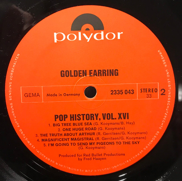 Golden Earring - Pop History Vol. 16 (2xLP, Comp, Gat)