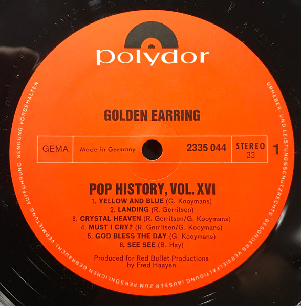 Golden Earring - Pop History Vol. 16 (2xLP, Comp, Gat)
