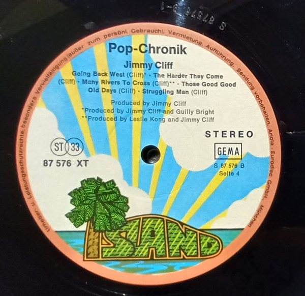 Jimmy Cliff - Pop Chronik (2xLP, Comp)