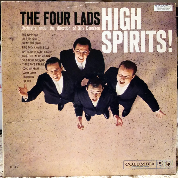 The Four Lads - High Spirits! (LP, Album, Mono)