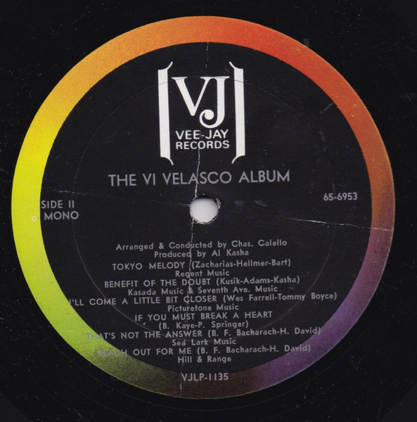 Vi Velasco - The Vi Velasco Album (LP, Album)