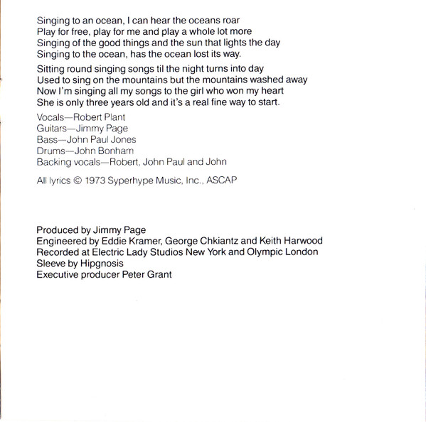 Led Zeppelin - Houses Of The Holy (CD, Album, RE)