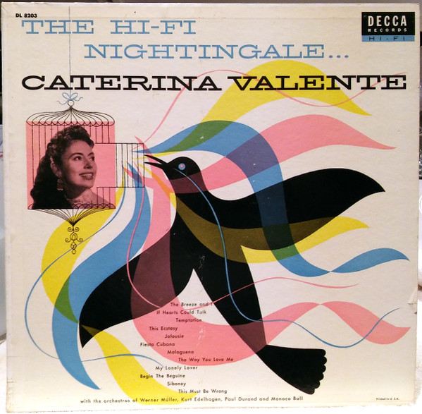 Caterina Valente - The Hi-Fi Nightingale... (LP, Album, Mono)