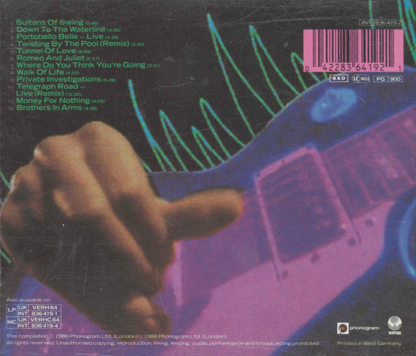 Dire Straits - Money For Nothing (CD, Comp)