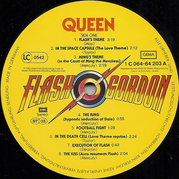 Queen - Flash Gordon (Original Soundtrack Music) (LP, Album)