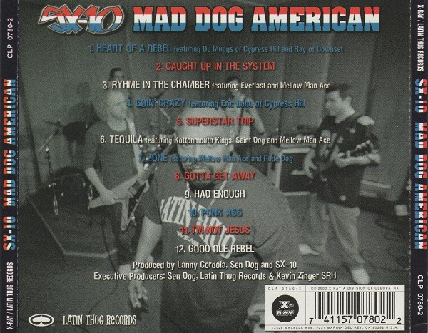 SX-10* - Mad Dog American (CD, Album)