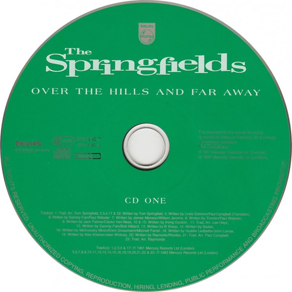 The Springfields - Over The Hills And Far Away (2xCD, Comp)