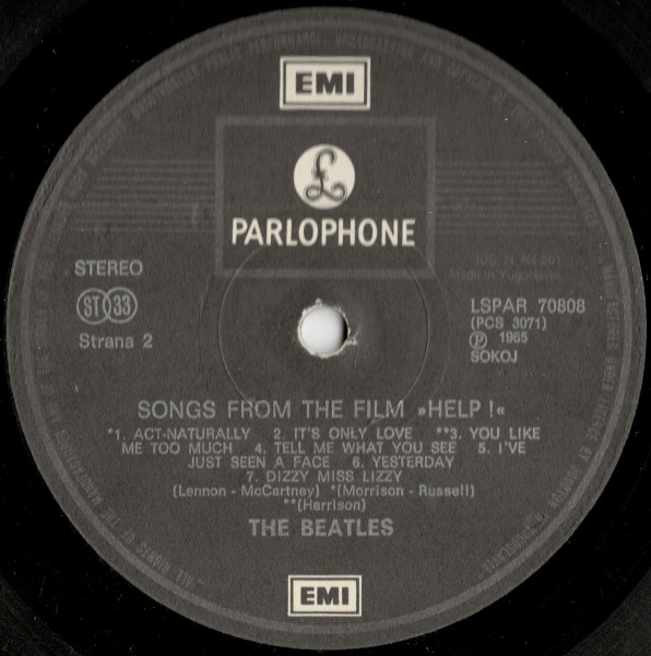 The Beatles - Help! (LP, Album, RE)