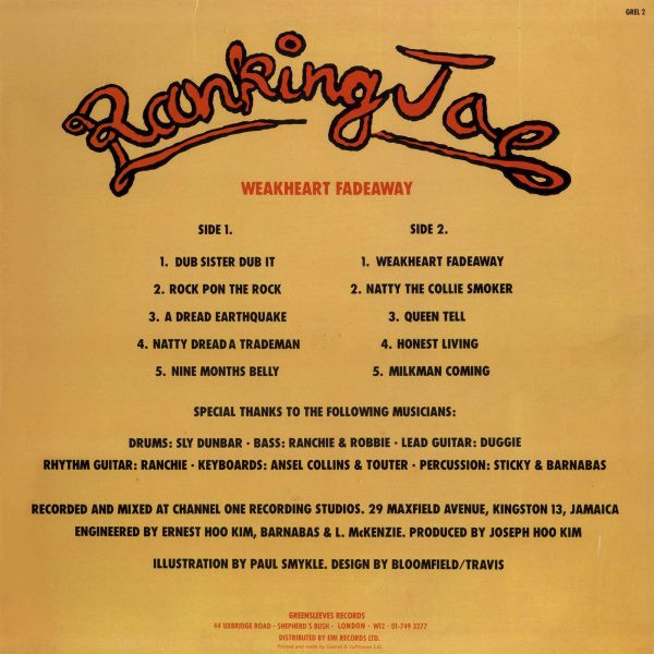 Ranking Joe - Weakheart Fadeaway (LP, Album)