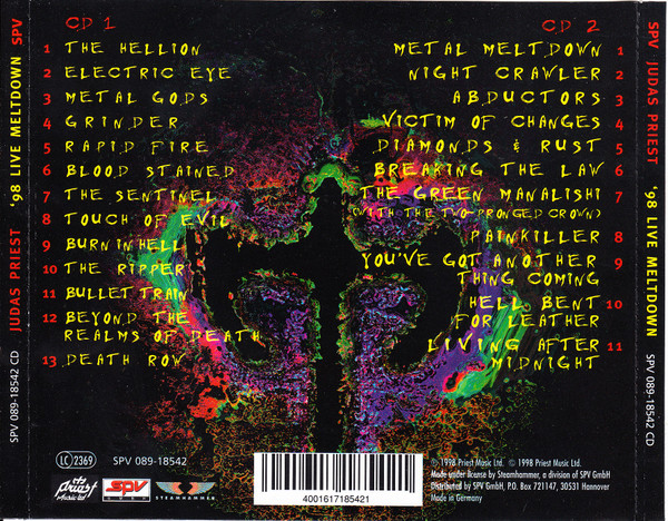 Judas Priest - '98 Live Meltdown (2xCD, Album)