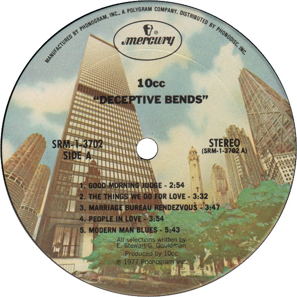 10cc - Deceptive Bends (LP, Album, Gat)