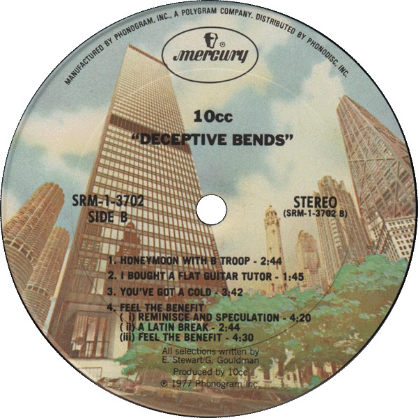 10cc - Deceptive Bends (LP, Album, Gat)