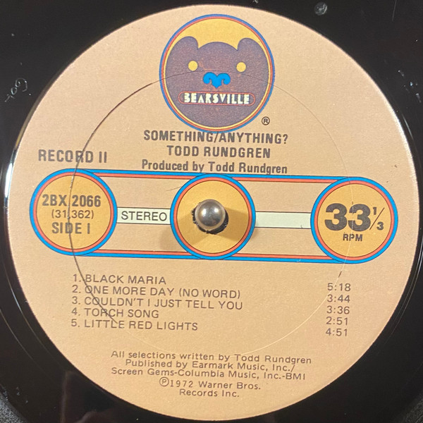 Todd Rundgren - Something / Anything? (2xLP, Album, RE, Gol)
