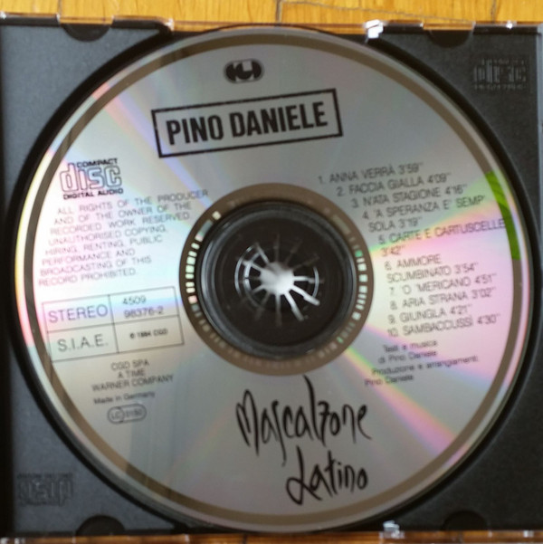 Pino Daniele - Mascalzone Latino (CD, Album, RM)