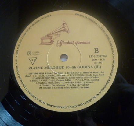 Various - Zlatne Melodije 50-ih 2 (LP, Comp)