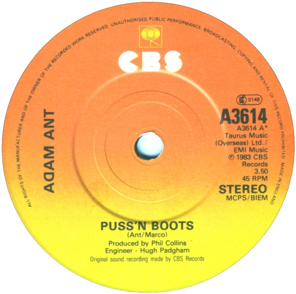 Adam Ant - Puss'N Boots (7