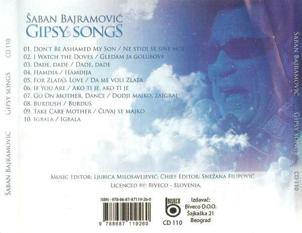 Šaban Bajramović - Gipsy Songs (CD, Album)