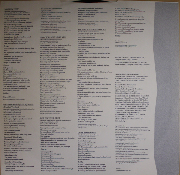 Gloria Estefan - Cuts Both Ways (LP, Album)