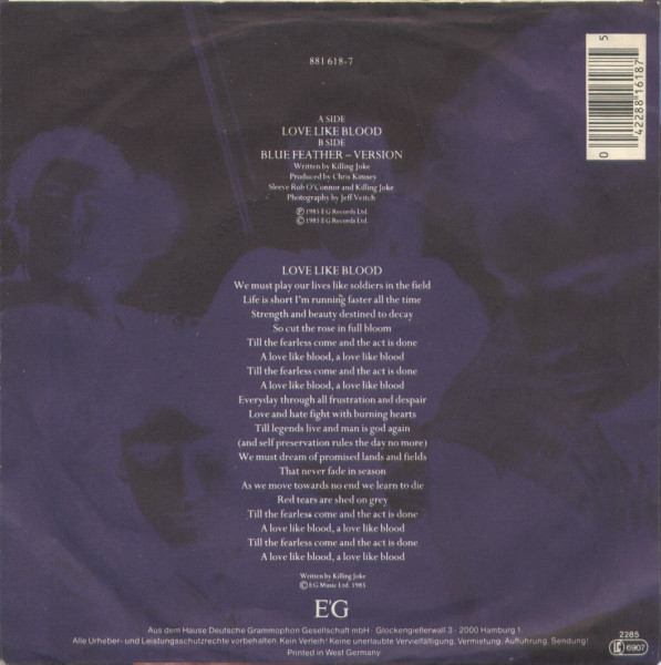 Killing Joke - Love Like Blood (7