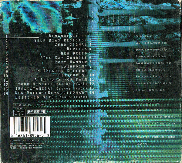 Fear Factory - Demanufacture (CD, Album, Dig)