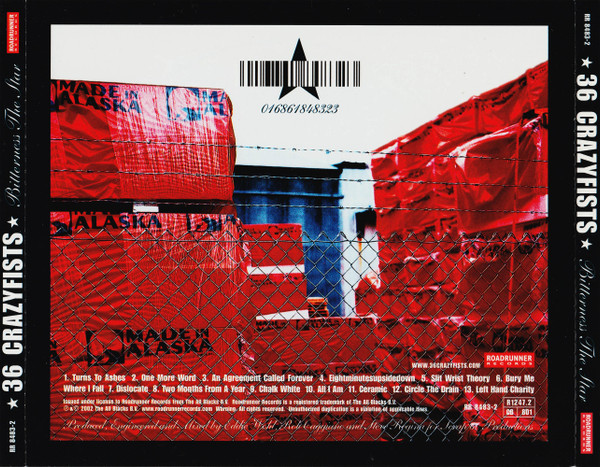 36 Crazyfists - Bitterness The Star (CD, Album)
