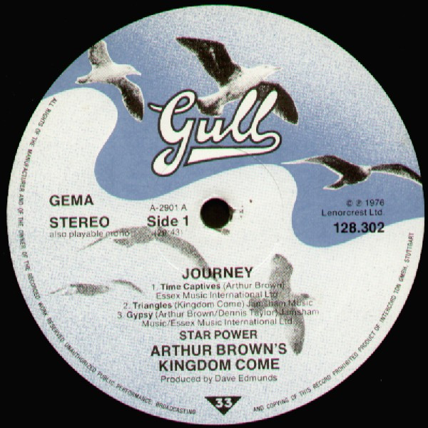 Arthur Brown & Kingdom Come* - Journey (LP, Album, RE)