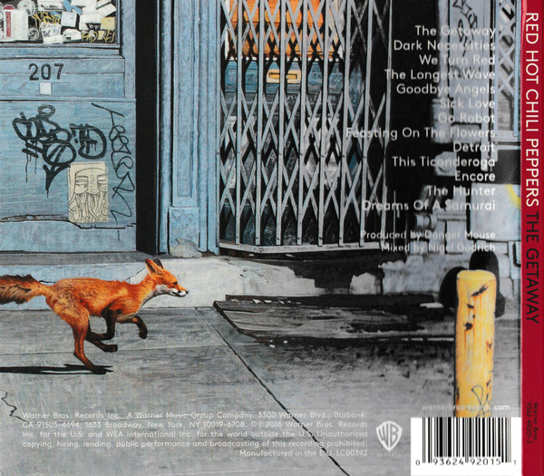 Red Hot Chili Peppers - The Getaway (CD, Album, RP)