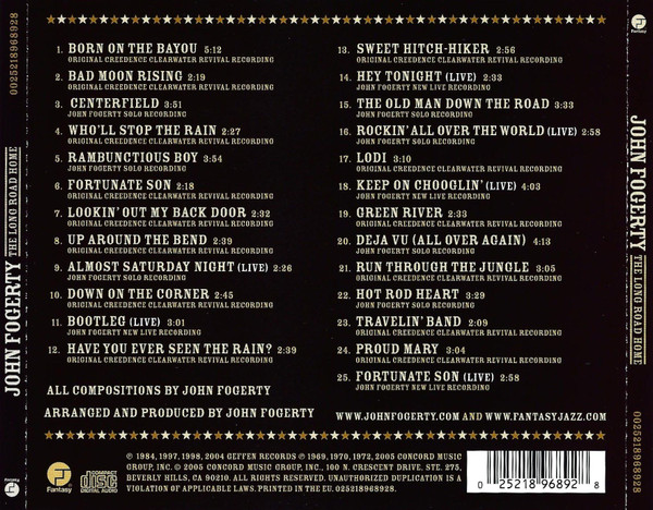John Fogerty - The Long Road Home (The Ultimate John Fogerty · Creedence Collection) (CD, Comp, RM)