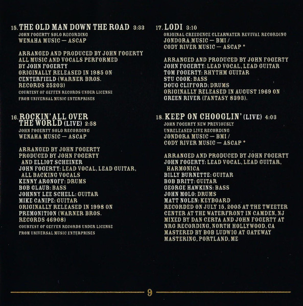 John Fogerty - The Long Road Home (The Ultimate John Fogerty · Creedence Collection) (CD, Comp, RM)