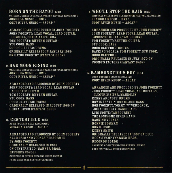 John Fogerty - The Long Road Home (The Ultimate John Fogerty · Creedence Collection) (CD, Comp, RM)