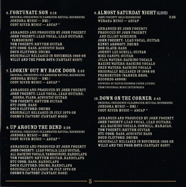 John Fogerty - The Long Road Home (The Ultimate John Fogerty · Creedence Collection) (CD, Comp, RM)