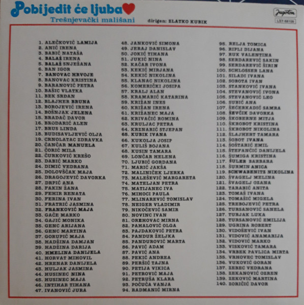Trešnjevački Mališani - Pobijedit Će Ljubav (LP, Album)