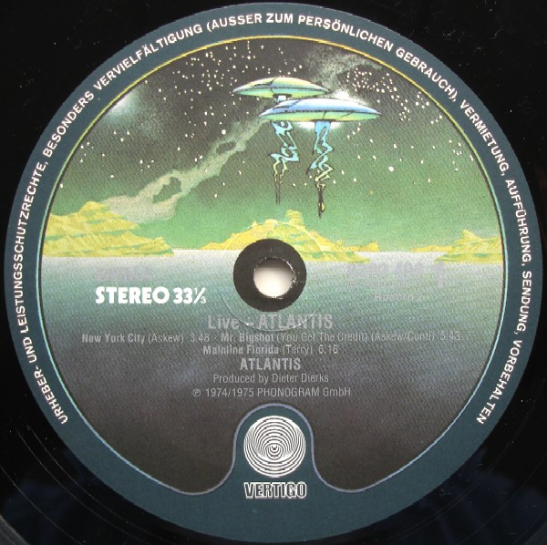 Atlantis (12) - Live (2xLP, Album)