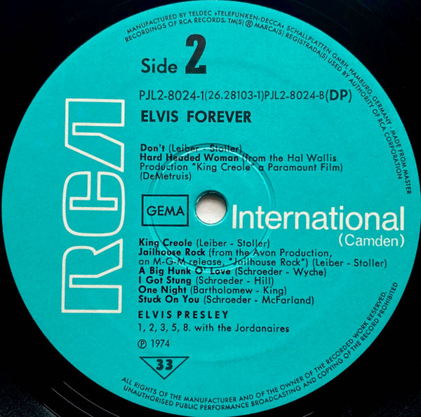 Elvis* - Elvis Forever (32 Hits And The Story Of A King) (2xLP, Comp, Gat)